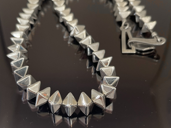 Sliver Dice Beaded Necklace by Trent Lee Anderson [ロングブランチ