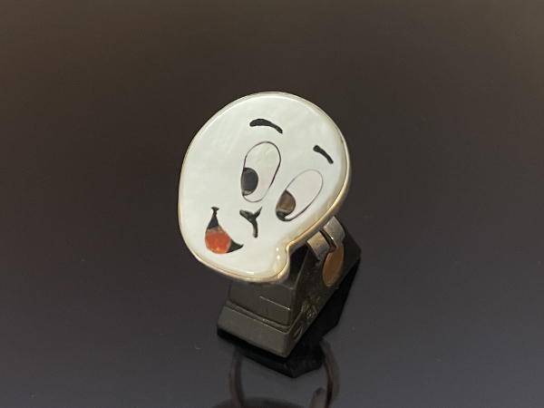 Casper” inlay Adjustable Ring by Don Dewaサイズ9号〜 [ロング