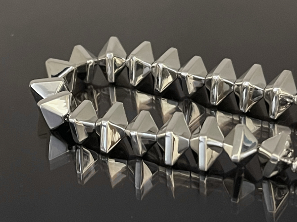 Silver Dice Beaded Bracelet by Trent Lee Anderson / サイズM