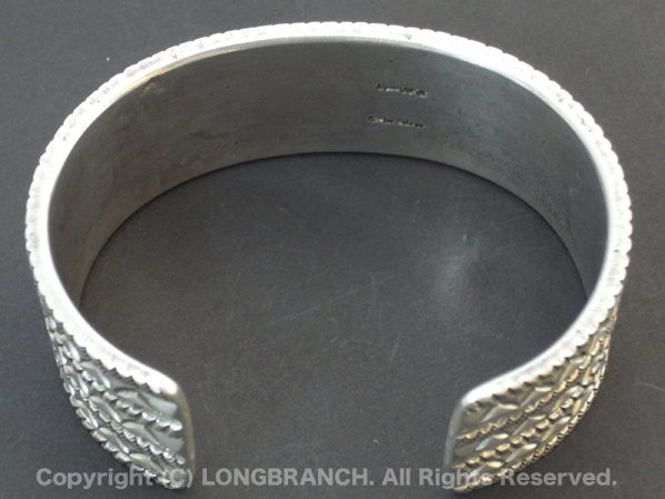 Stamped Coin Silver Bracelet by Perry Shorty [ロングブランチ